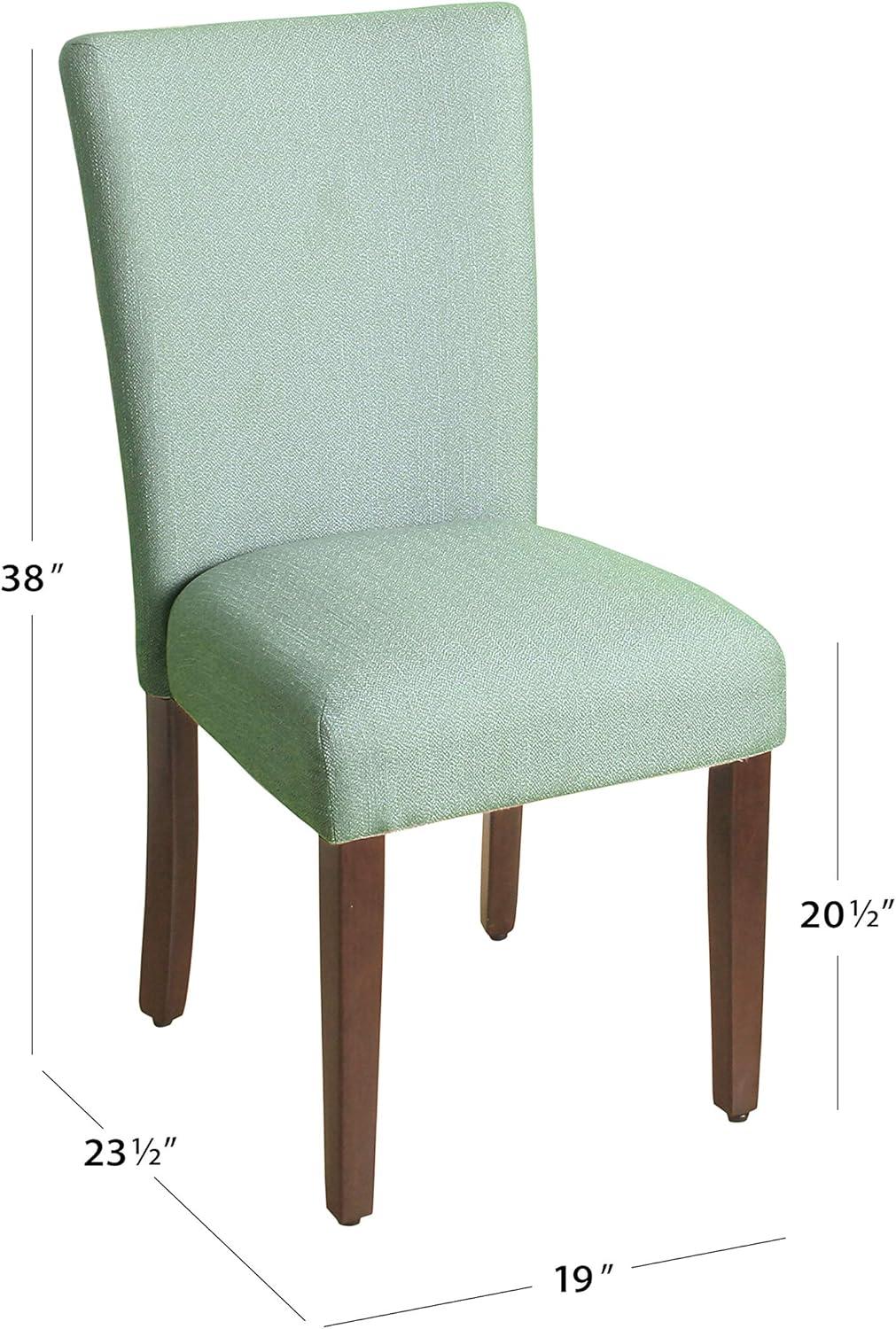 imageHomePop Channeled Metal Dining Chair HomePop Home Dcor Single Pack Brown Faux LeatherLight Green