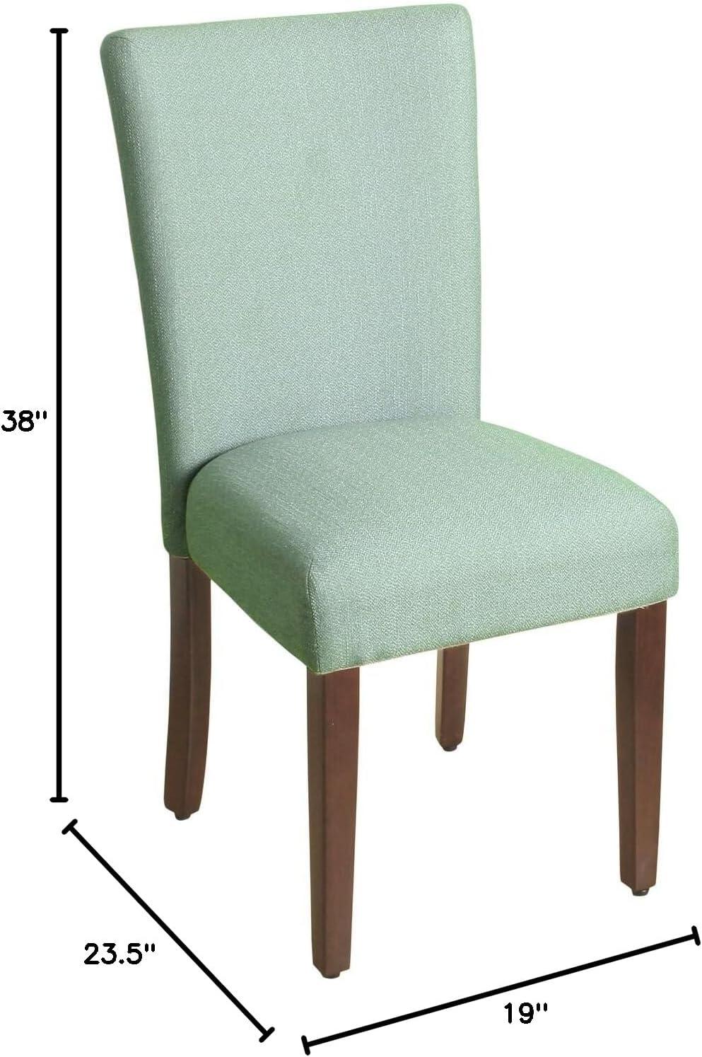 imageHomePop Channeled Metal Dining Chair HomePop Home Dcor Single Pack Brown Faux LeatherLight Green