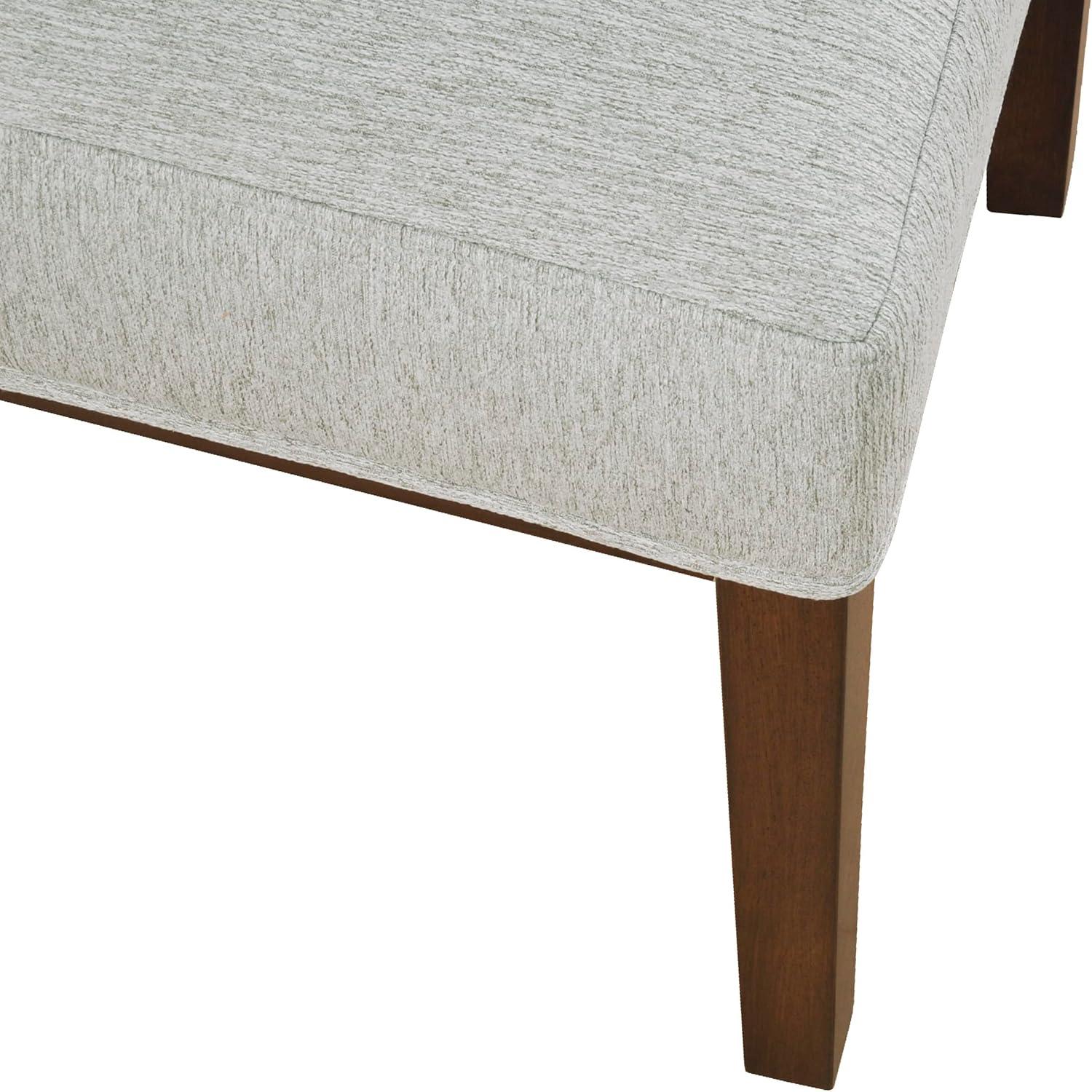 imageHomePop Kolbe Upholstered Dining Chair Sustainable Gray Woven 195 Seat Height Ideal for 2931 Inch Tables Single PackSustainable Gray Woven