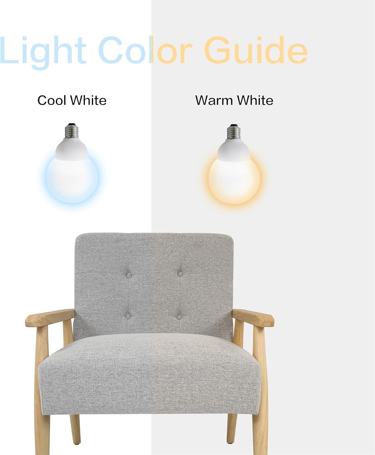 imageHomePop MidCentury Accent ChairUpholstered Armchair with Wood Armrest and Wood LegsAccent Chairs for Living Room amp Bedroom Decorative Home Furniture Beige StripeLight Gray Solid Woven
