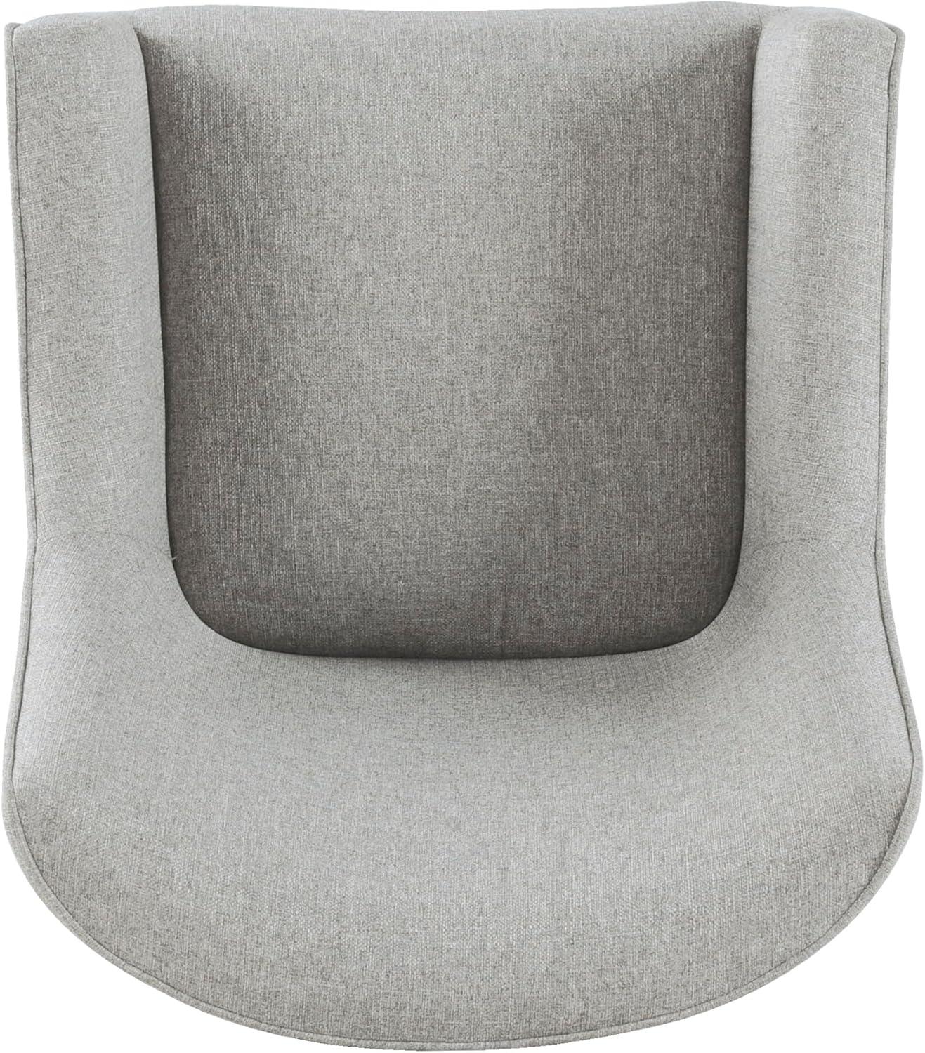 imageHomePop Mordern Accent Chair Homepop Home Dcor Accent Chairs for Living Room amp Bedroom Fabric Reading Living Room Side Chair Single Sofa with Lounge Seat and Metal Legs Green VelvetSustainable Gray Woven