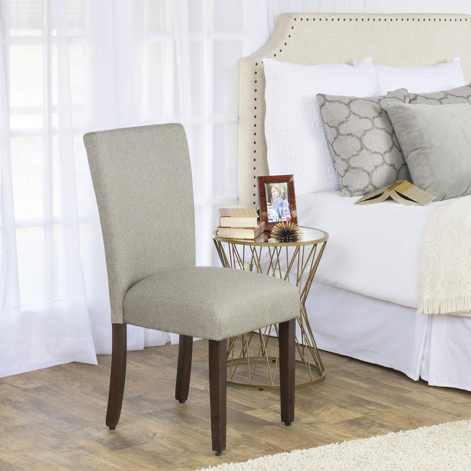 imageHomePop Parsons Classic Upholstered Accent Dining Chair Single Pack GreyGrey