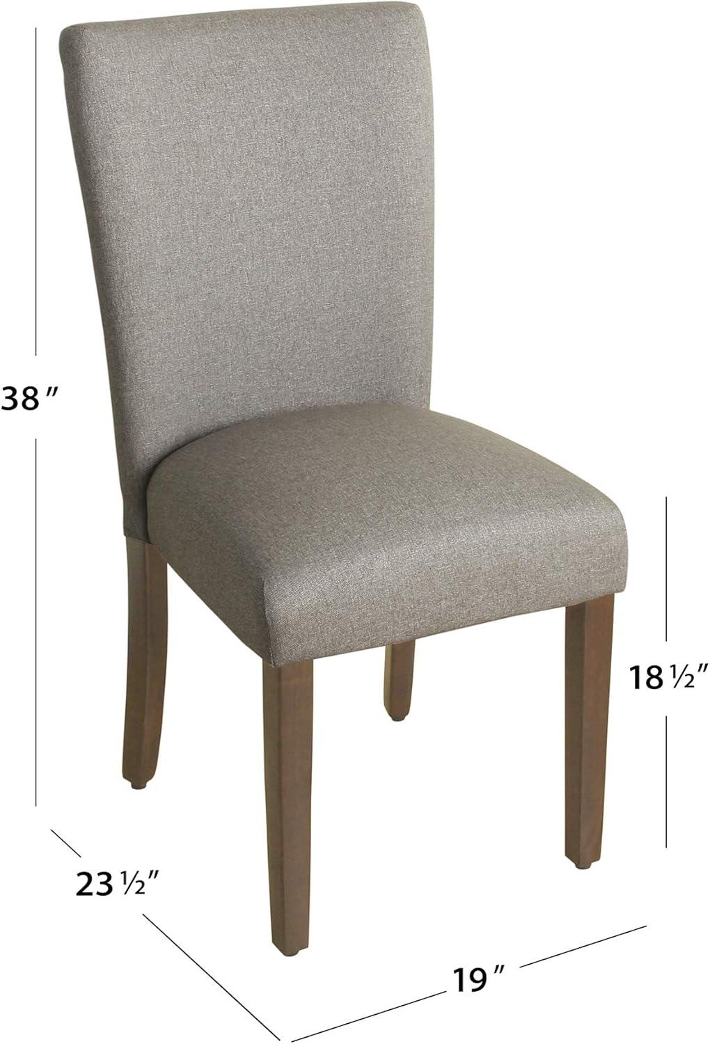 imageHomePop Parsons Classic Upholstered Accent Dining Chair Single Pack GreyGrey