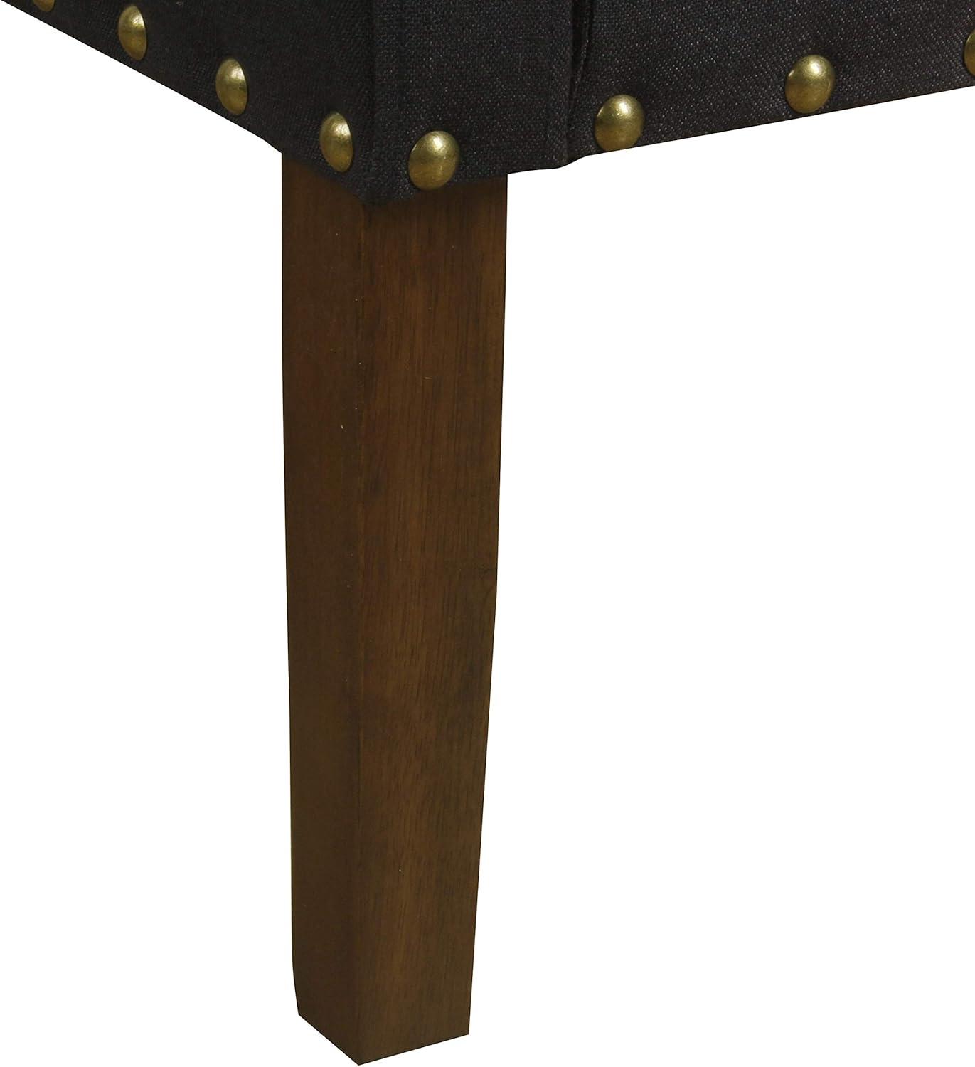 imageHomePop Velvet Swoop Arm Accent Chair Suri BlueNavy Eclipse