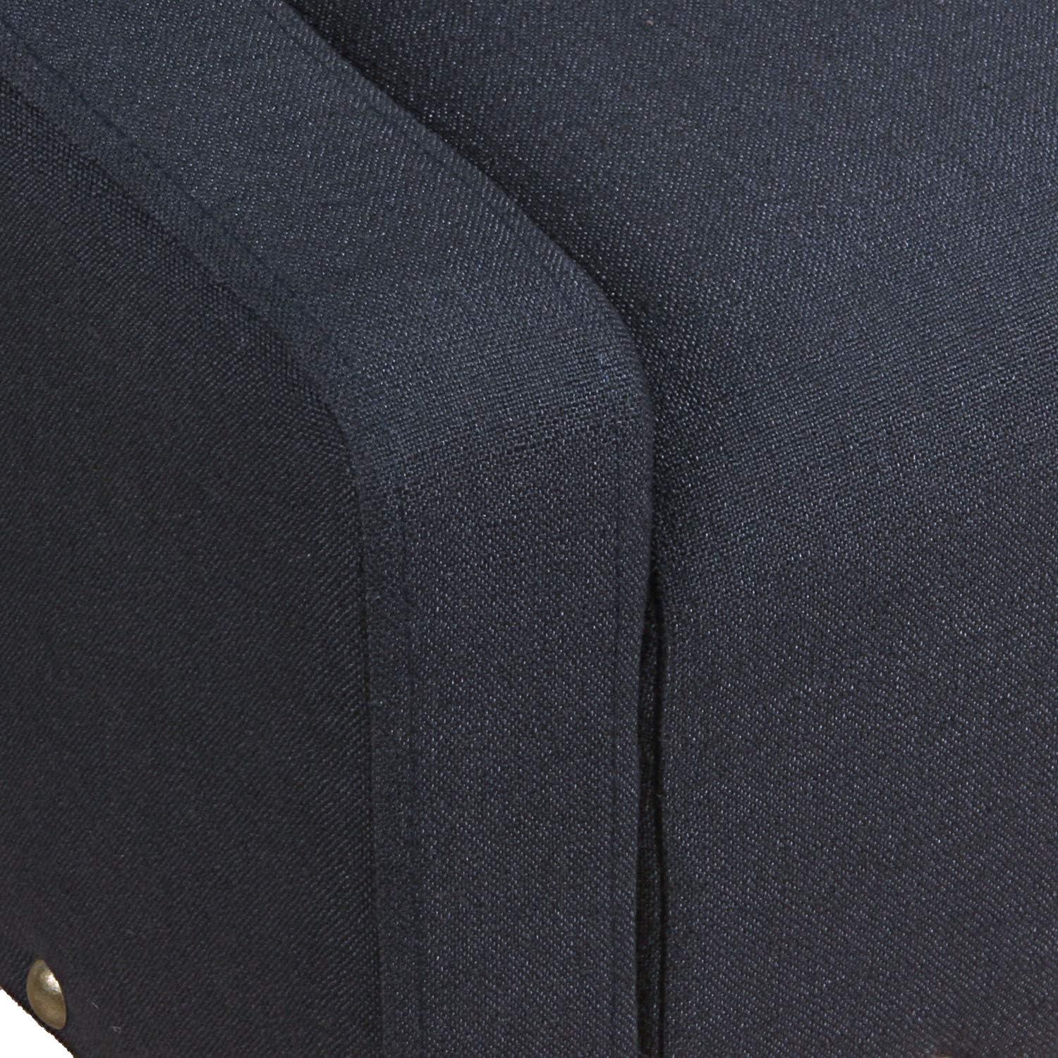 imageHomePop Velvet Swoop Arm Accent Chair Suri BlueNavy Eclipse