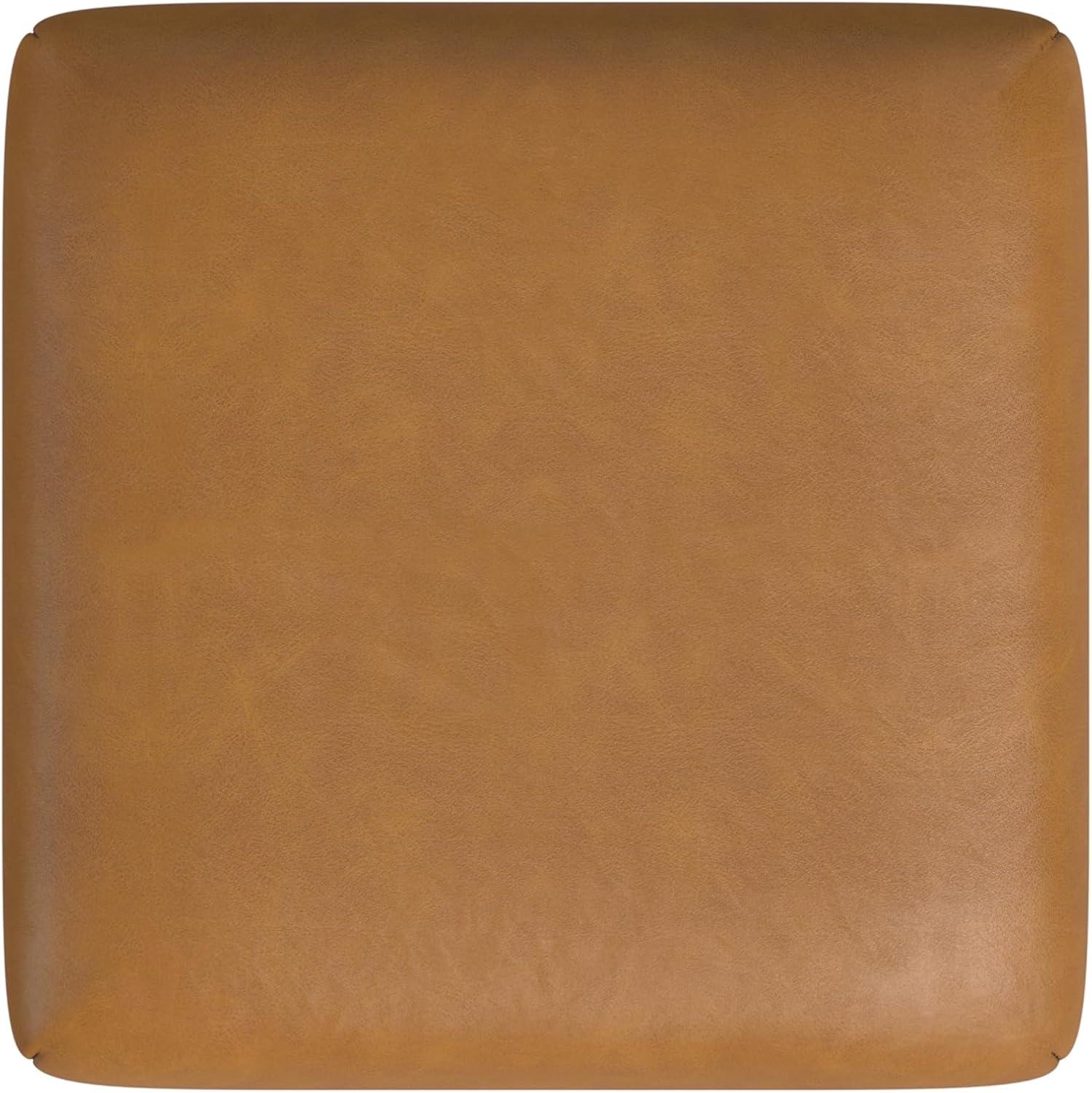 imageHomepop Home Decor Modern 24Inch Counter Stool Backless Metal Frame Bar Stools Counter Height Decorative Home Furniture Brown K765124F1552Carmel Faux Leather