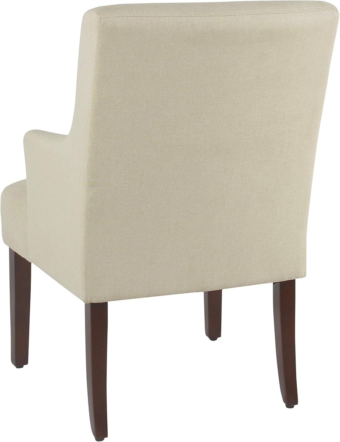 imageHomepop Home Decor Upholstered Anywhere Dining Chair Accent Chairs for Living Room amp Bedroom Decorative Home Furniture CreamCream