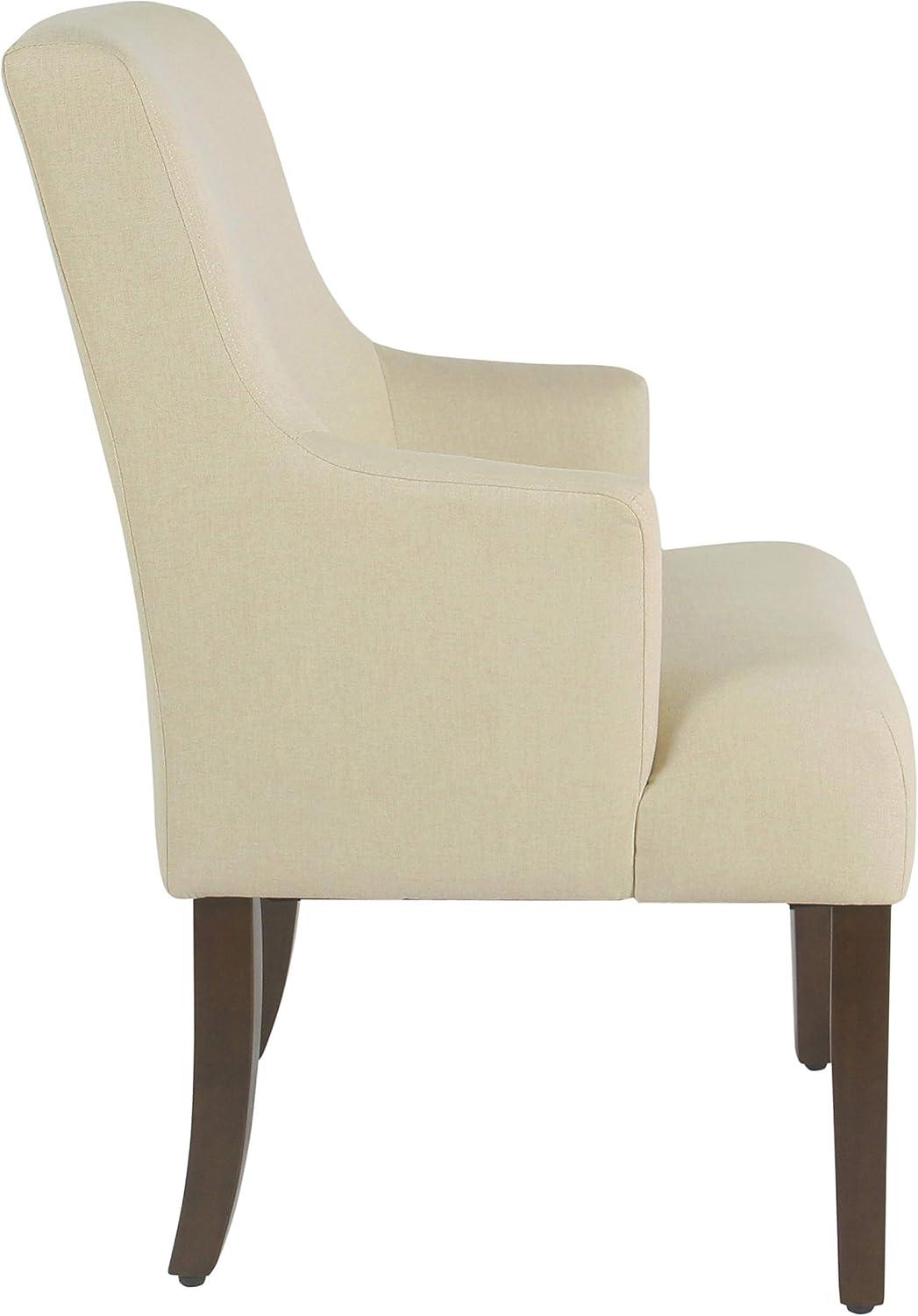 imageHomepop Home Decor Upholstered Anywhere Dining Chair Accent Chairs for Living Room amp Bedroom Decorative Home Furniture CreamCream