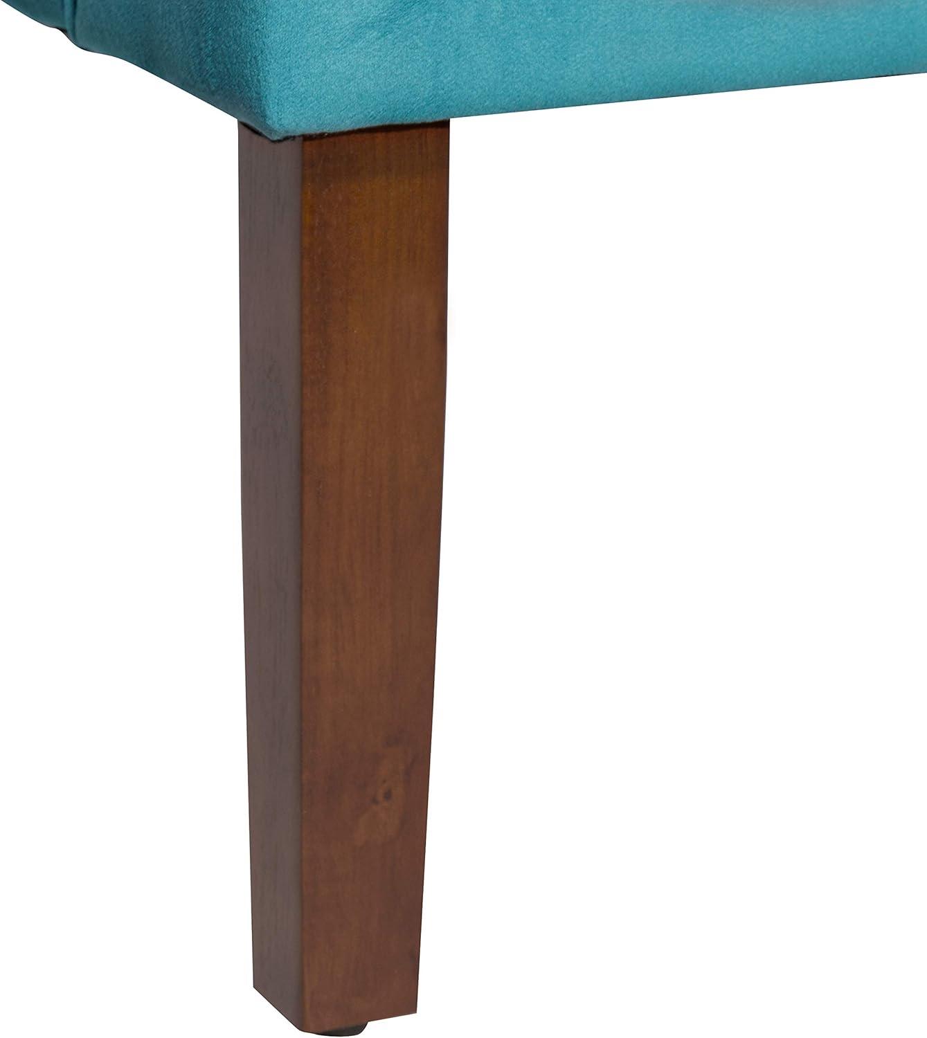 imageHomepop Home Decor Upholstered Classic Swoop Arm Accent Chair Accent Chairs for Living Room amp Bedroom Decorative Home Furniture Blue TrellisVelvet Teal
