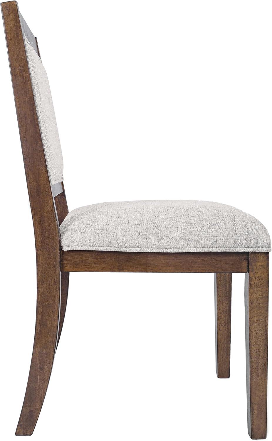 imageHomepop Scalloped Detail Dining ChairUpholstered Parsons Dining Chairs Decorative Home Furniture Cream Textured Woven Set of 2Neutral Textured Solid Set of 2