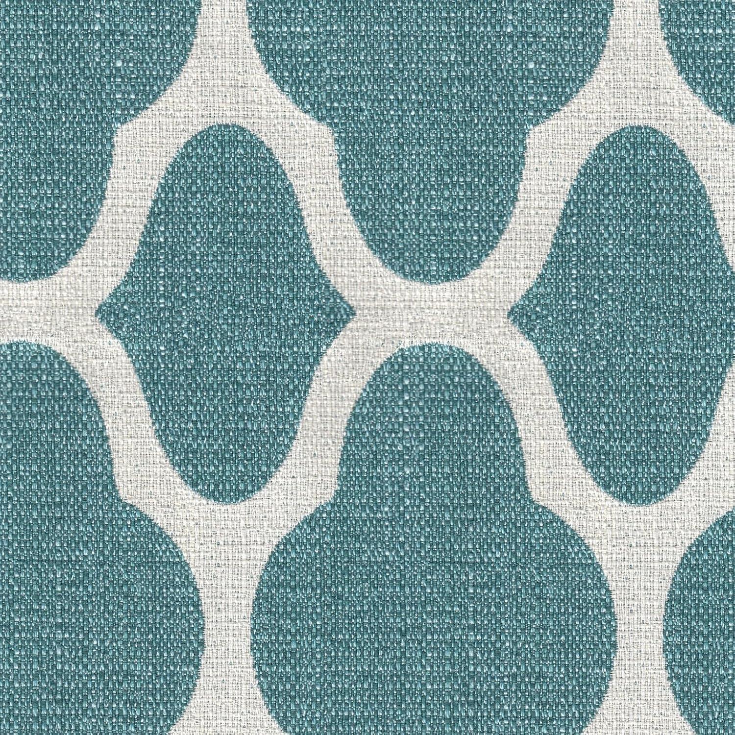 imageHomepop Scalloped Detail Dining ChairUpholstered Parsons Dining Chairs Decorative Home Furniture Cream Textured Woven Set of 2Teal and Cream