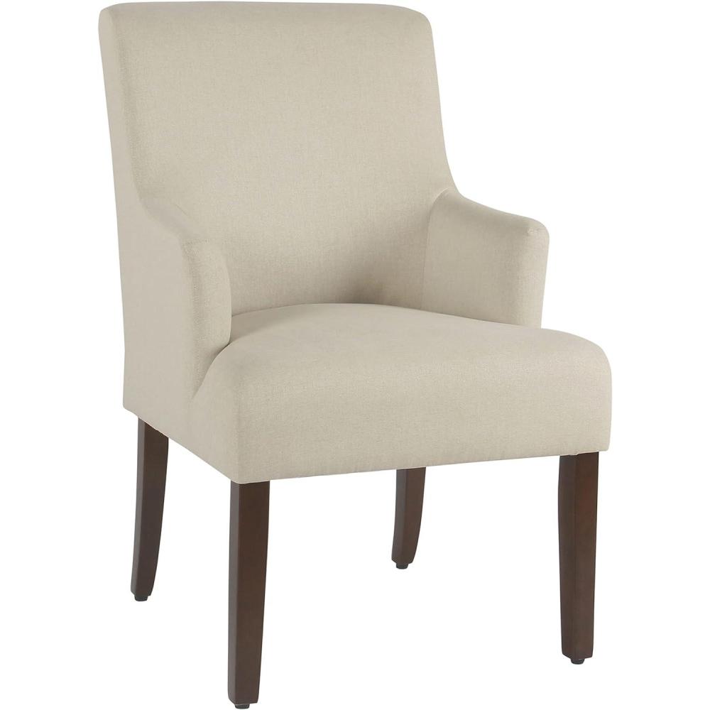 imageHomepop Home Decor Upholstered Anywhere Dining Chair Accent Chairs for Living Room amp Bedroom Decorative Home Furniture CreamCream