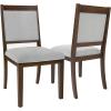 Gray Solid Woven (Set of 2)