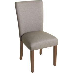 HomePop Parsons Classic Upholstered Accent Dining Chair, Single Pack, Grey(Grey)