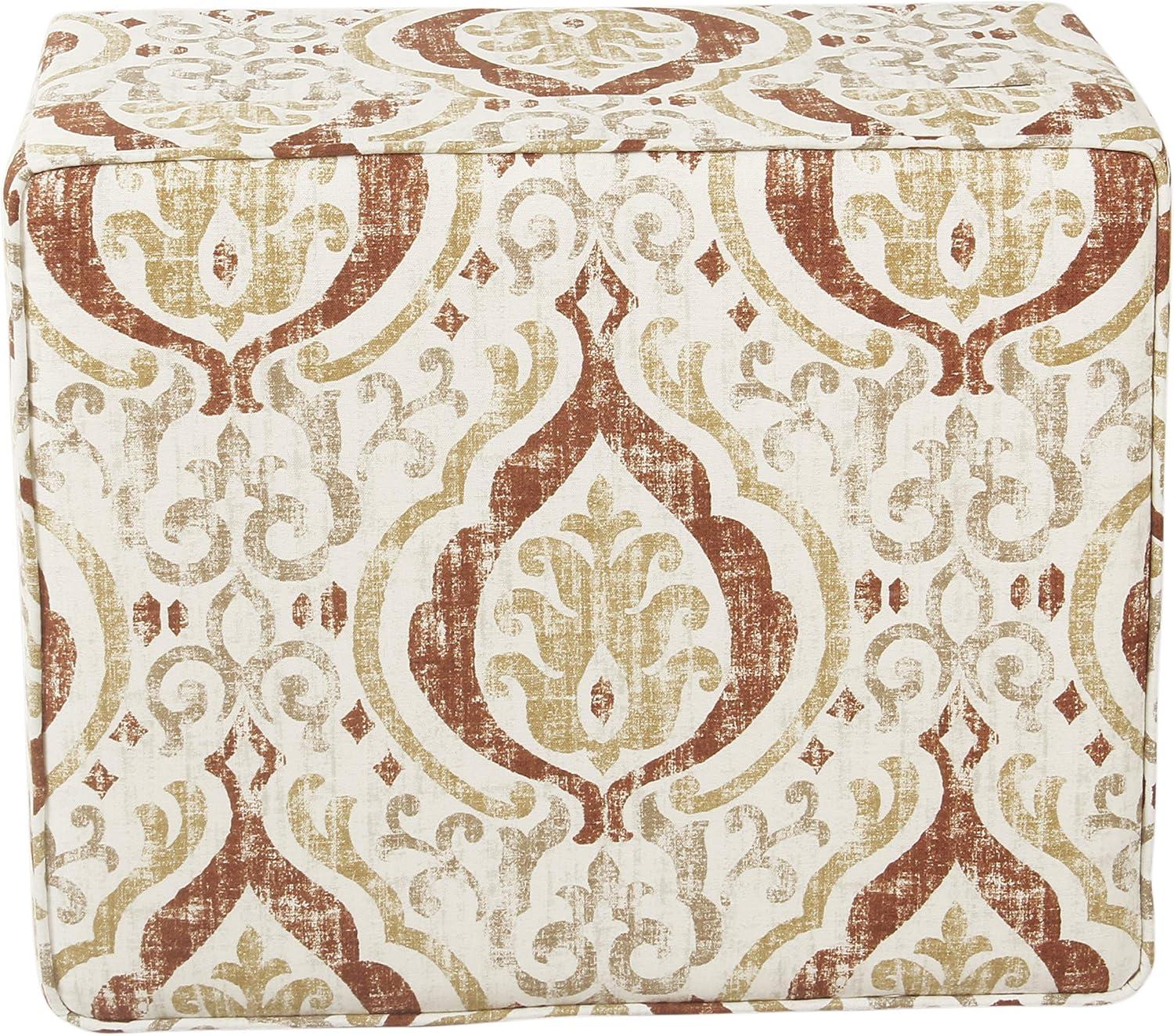 imageHomePop Dinah 24 Storage Ottoman Light Sage Green VelvetOrange