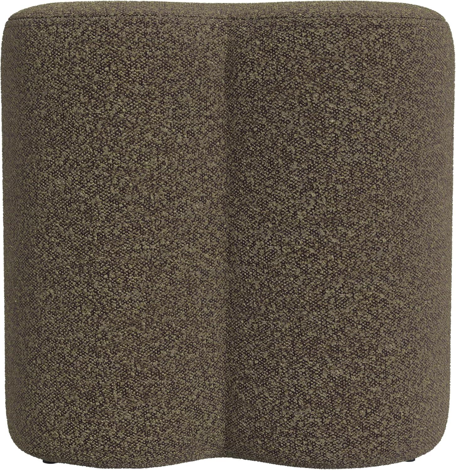 imageHomePop Storage Round Ottoman with Removable Lid Homepop Home DcorUpholstered Round Velvet Foot Rest Ottoman Green VelvetMocha Brown Boucle