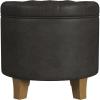 Black Faux Leather