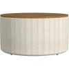 Marigold Pinstripe Cream Fabric