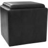 Black Faux Leather