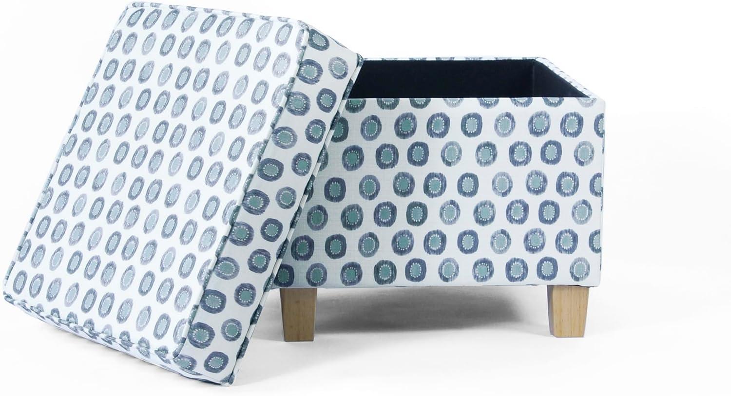 imageHomePop Cube Ottoman HomePop Home Dcor Square Ottoman Cream BoucleGreen