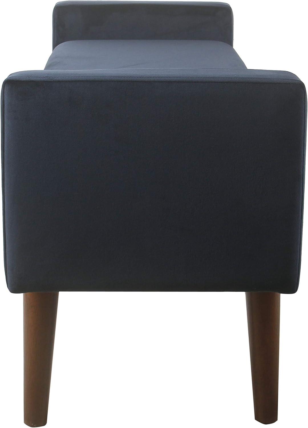 imageHomePop Fulton Storage Bench Muted MintDark Navy Blue