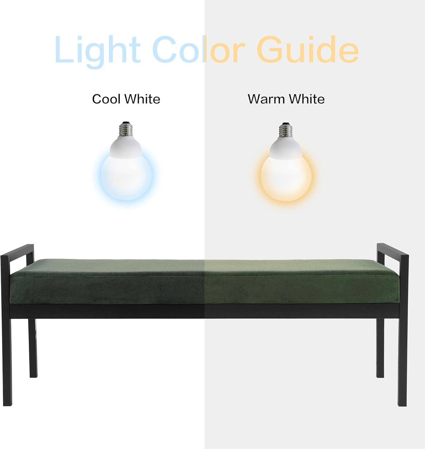 imageHomePop Modern Metal BenchBench for Living Room amp Bedroom Decorative Home Furniture Brown BoucleLoden Green Velvet