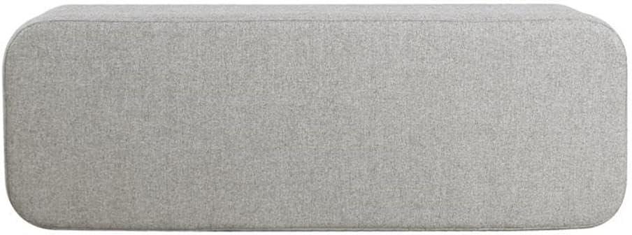 imageHomePop Upholstered Storage Bench with Metal LegHomepop Home DcorBench with Storage for Living Room amp Entryway Sustainable Gray WovenSustainable Gray Woven