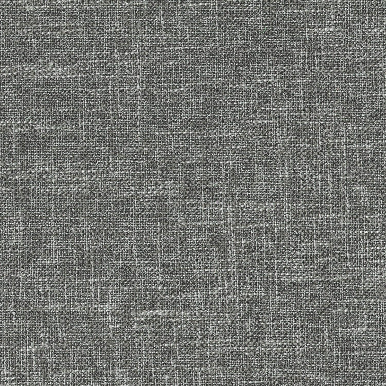 imageHomePop Woven Square Storage Ottoman with Wood Legs Linen TanSlate Gray