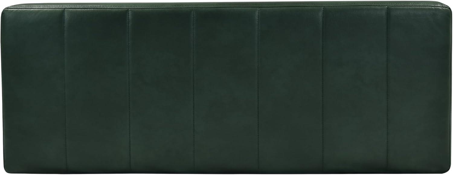 imageHomepop Decorative Small Square Black Metal Ottoman Ottoman Stool for Living Room amp Bedroom Decorative Home Furniture Pewter Gray Faux LeatherDeep Forest Green Faux Suede