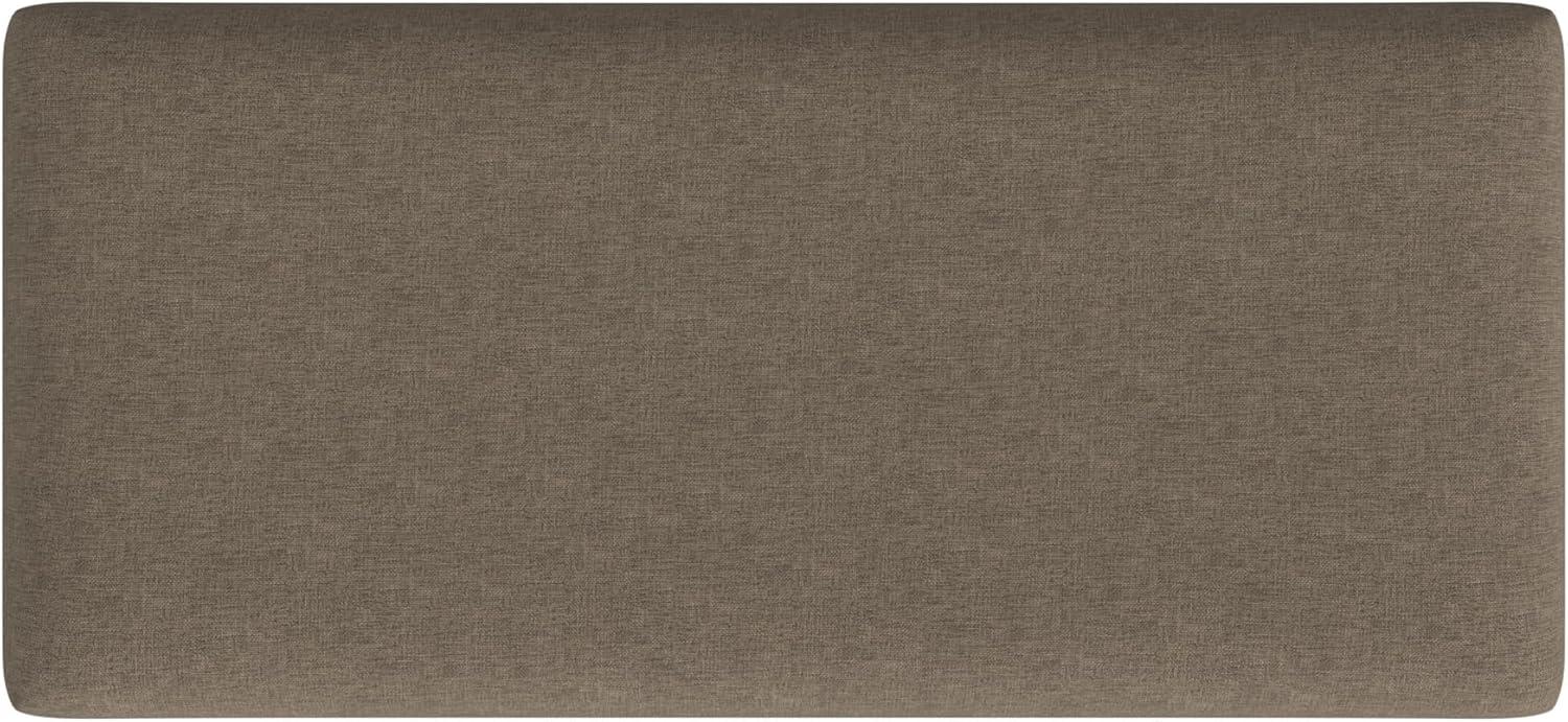 imageHomepop Home Decor Upholstered Decorative Storage Ottoman Bench Ottoman Bench with Storage for Living Room amp Bedroom Decorative Home Furniture Textured BrownTextured Brown