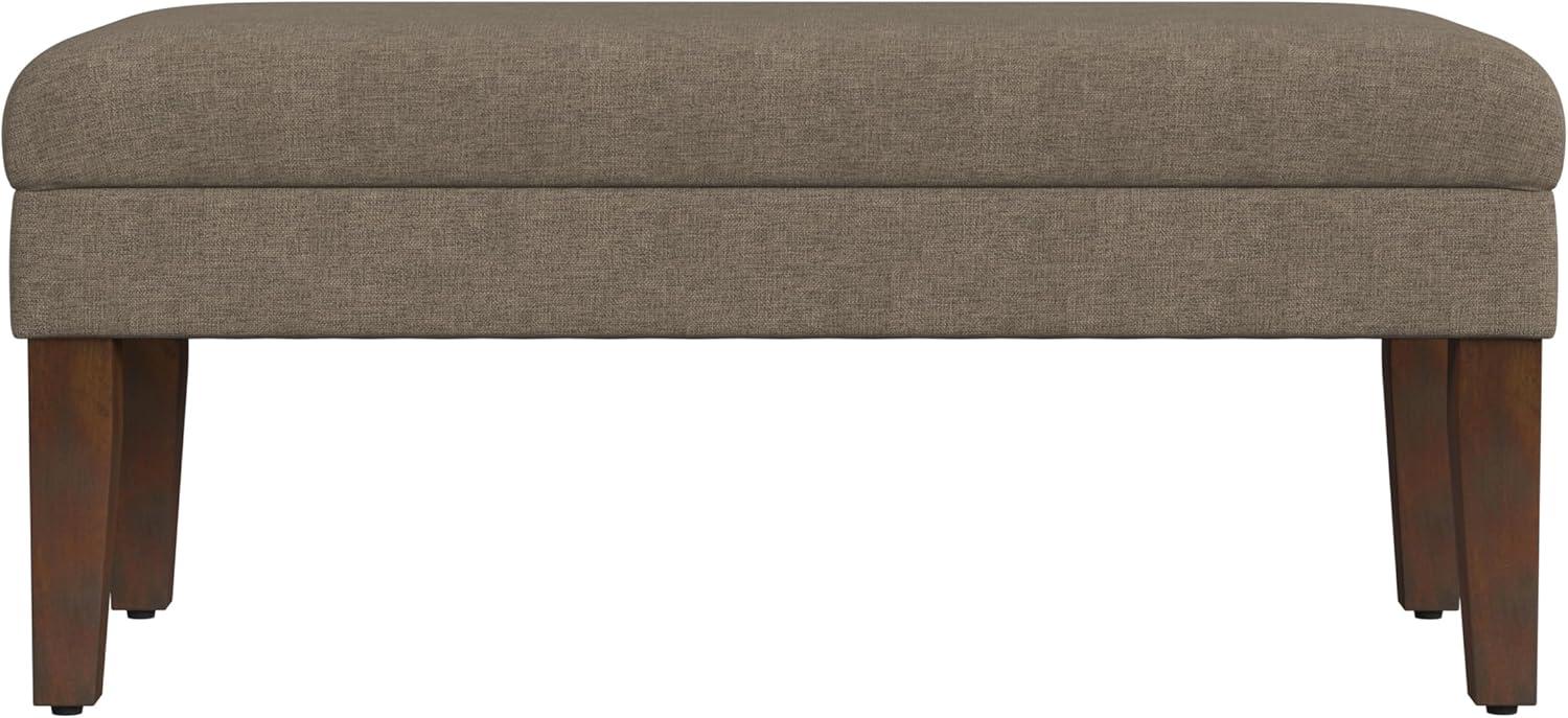 imageHomepop Home Decor Upholstered Decorative Storage Ottoman Bench Ottoman Bench with Storage for Living Room amp Bedroom Decorative Home Furniture Textured BrownTextured Brown