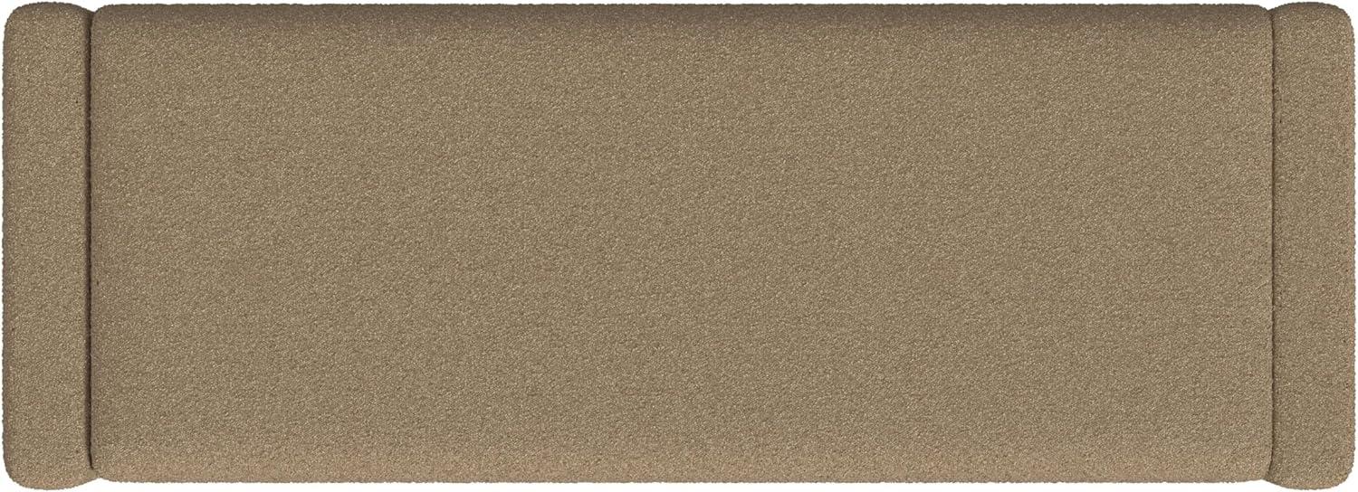 imageSpatial Order Copenhagen Modern Storage Bench Spatial Order Home DcorBench with Storage for Living Room amp Bedroom Fawn VelvetBrown Boucle