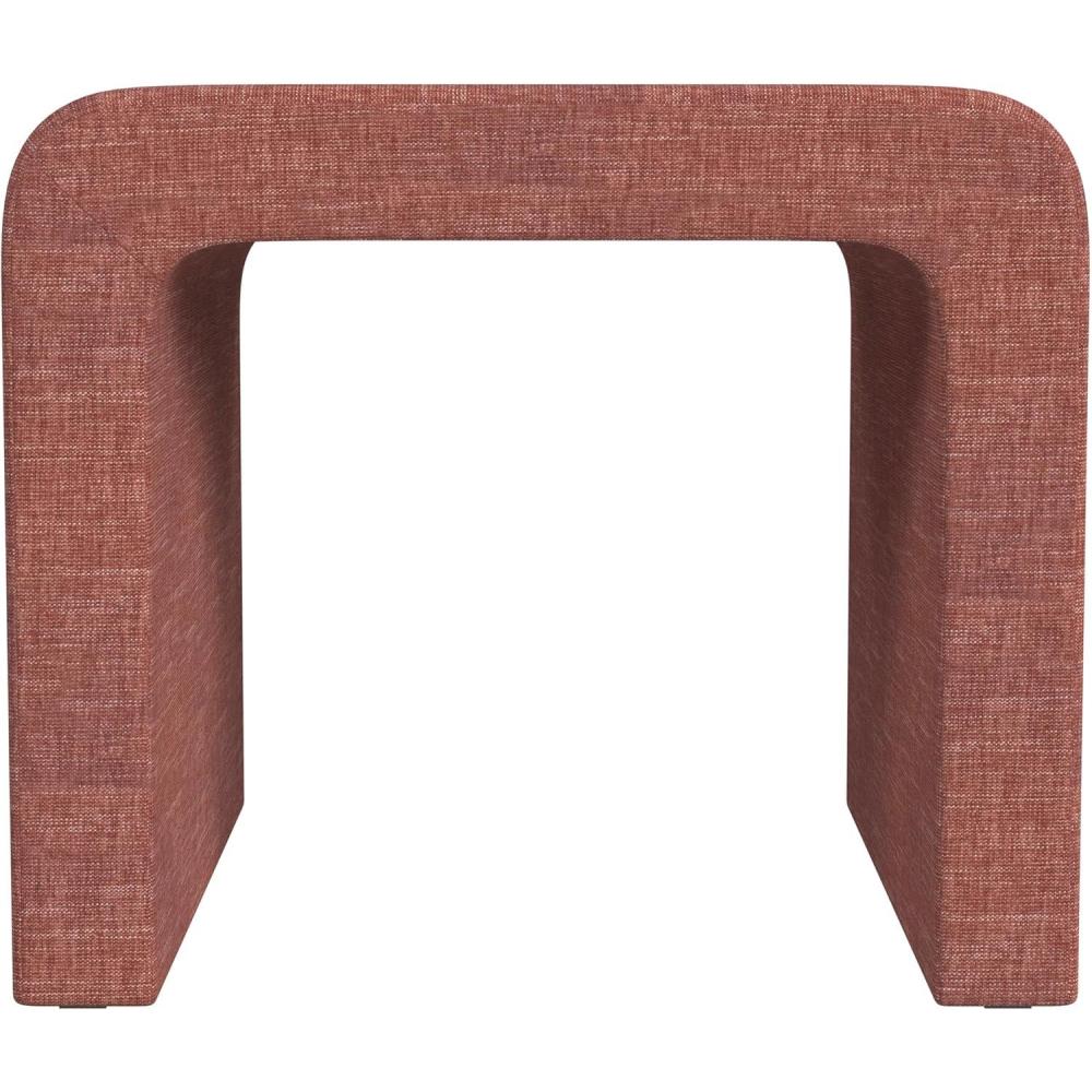 imageHomePop Modern Arch Velvet OttomanHomepop Home DcorOttoman for Living Room amp Bedroom Steel Blue VelvetPink