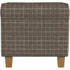 Brown Window Pane Fabric