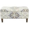 Antiqued Print Ebony and Cream