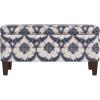 Blue Medallion Print