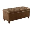 Distressed Brown Faux Leather