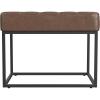 Brown Faux Leather