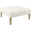 Stain-resistant Cream Woven