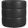 Black Faux Leather