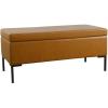 Faux Leather Brown