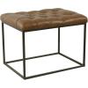 Distressed Brown Faux Leather