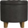 Black Faux Leather