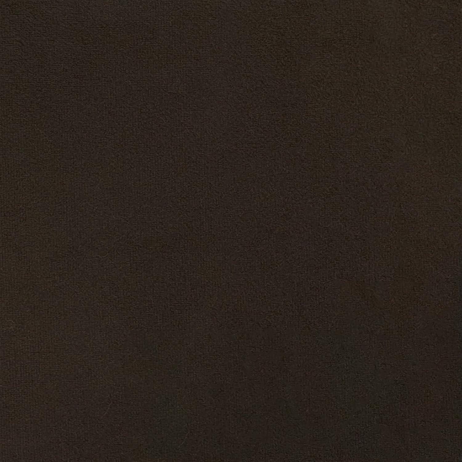 imageHomePop Dinah 24 Storage Ottoman Loden Green VelvetChocolate Brown Velvet