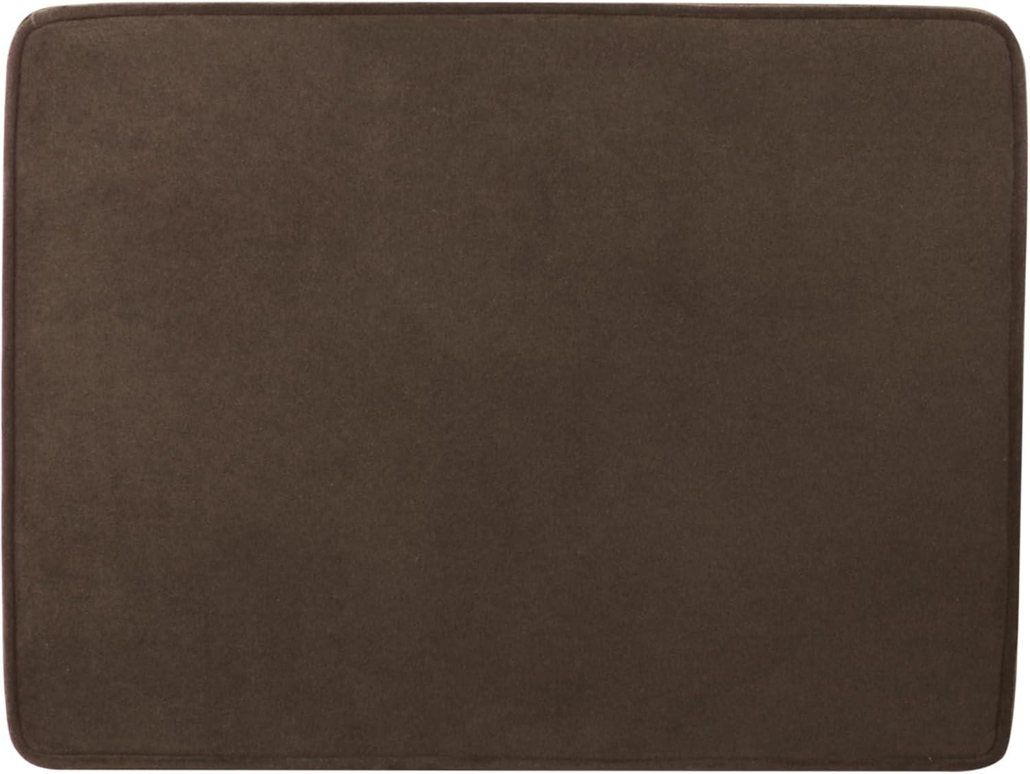 imageHomePop Dinah 24 Storage Ottoman Loden Green VelvetChocolate Brown Velvet