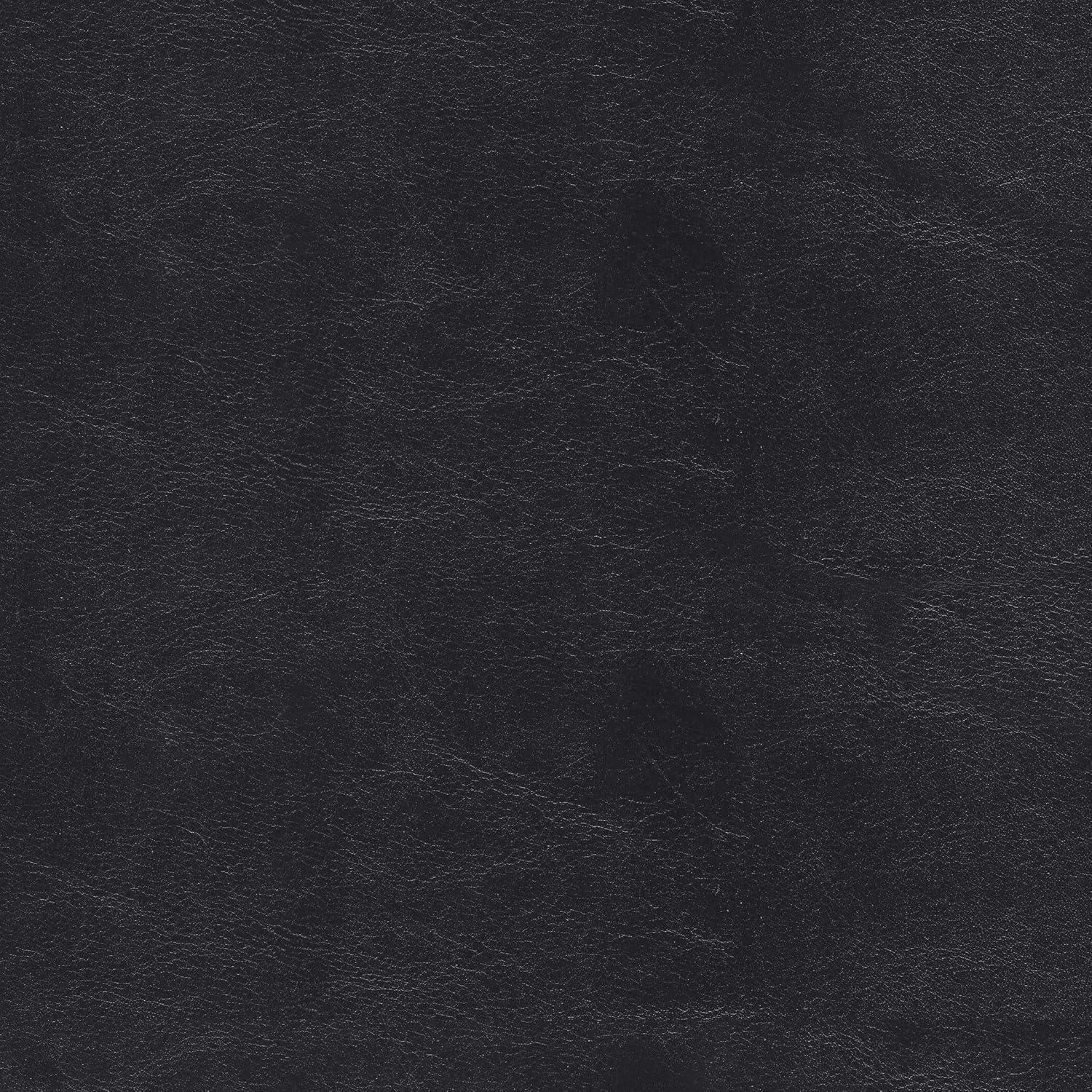 imageHomePop Large Velvet Storage Ottoman NavyBlack Faux Leather