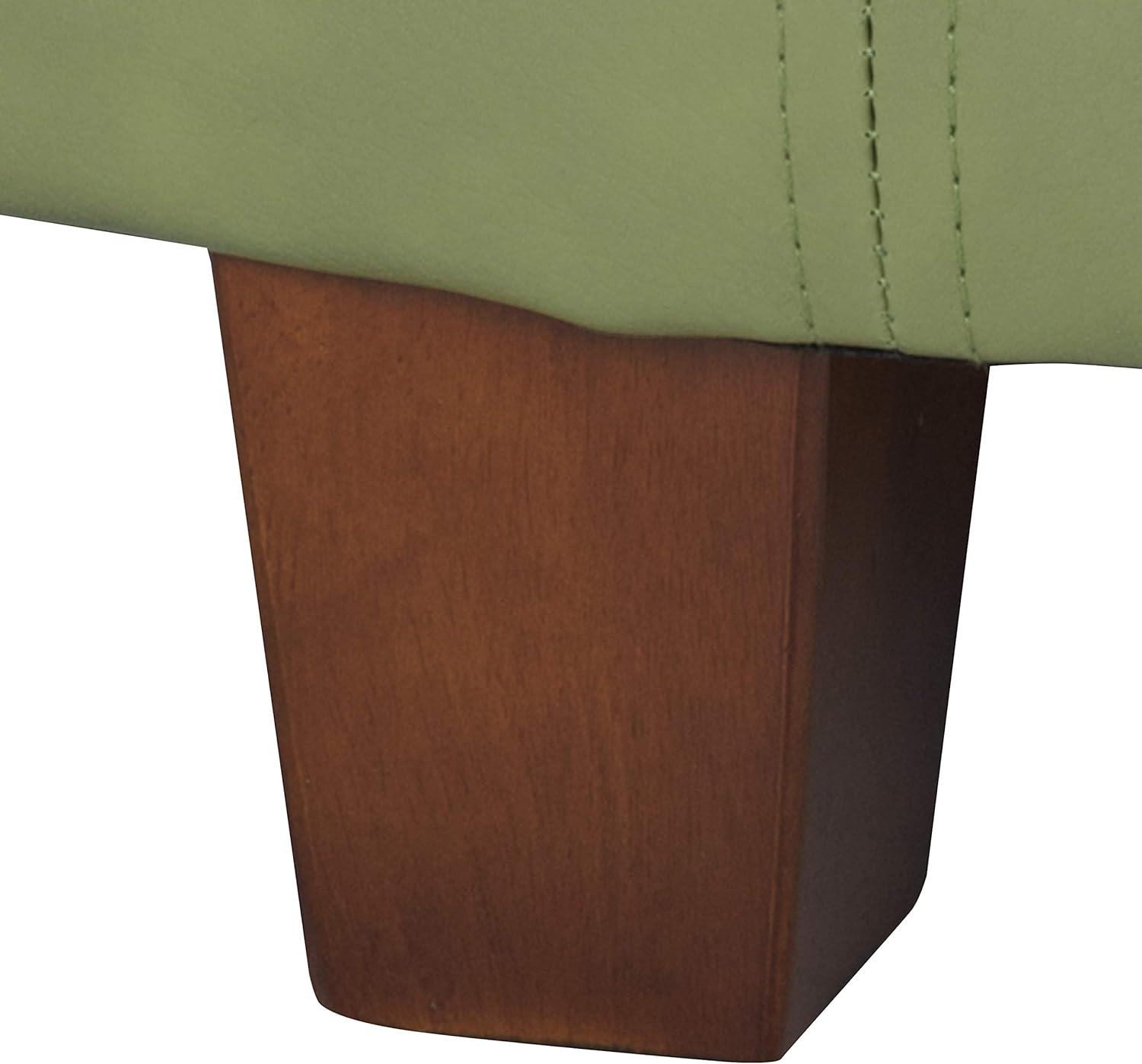 imageHomePop Large Velvet Storage Ottoman NavyMoss Green