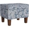 Blue Denim Jacobean Print