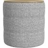 Cream Boucle With Gray Yarns