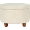 Cream Faux Leather